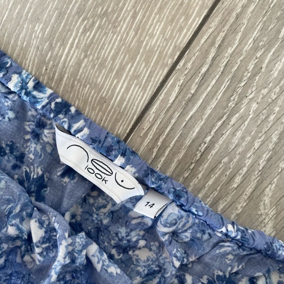 Floral Bandeau Maxi Dress, Size 14 - Picture 4 of 7